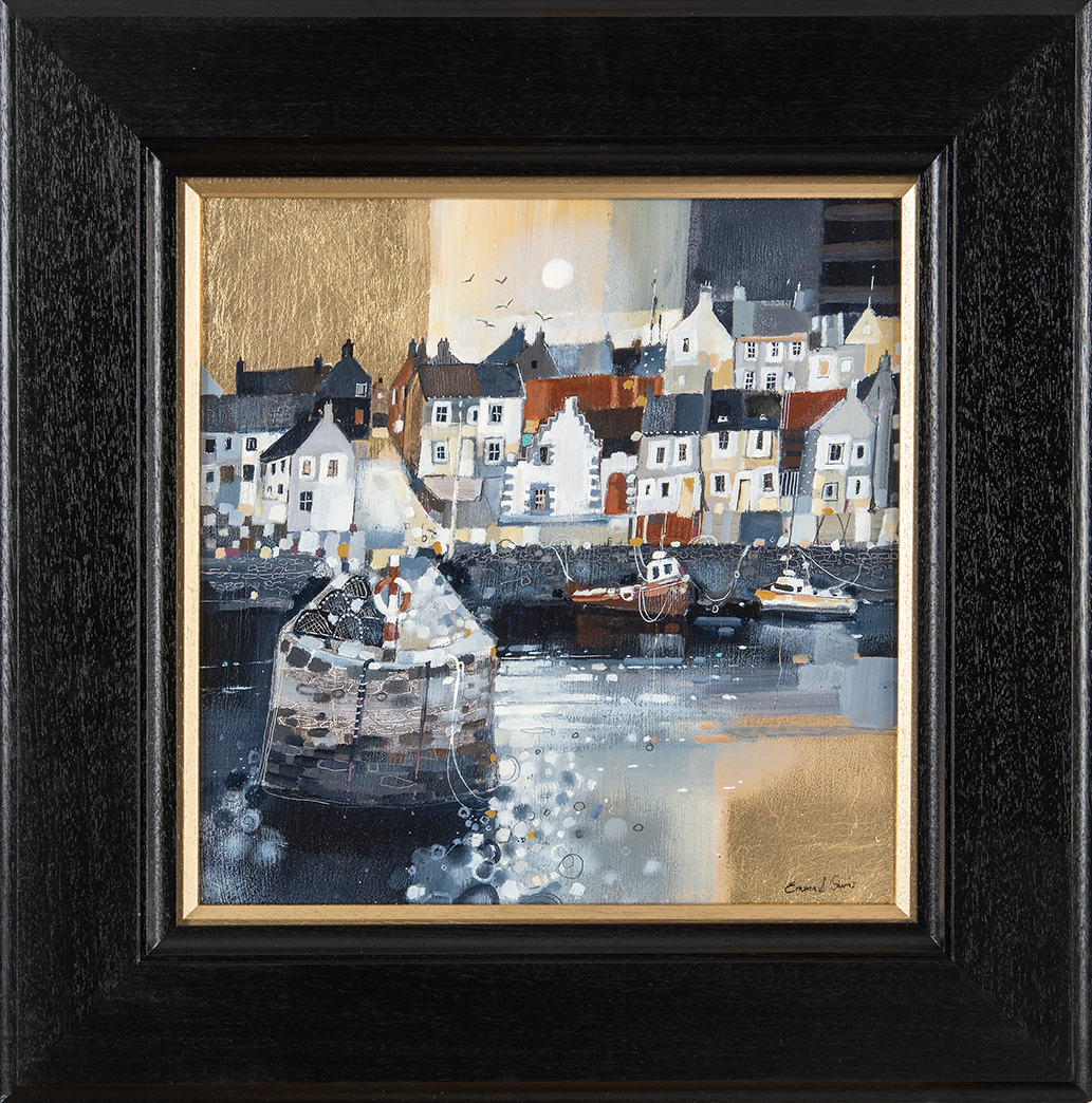 Moonlit Harbour Portsoy