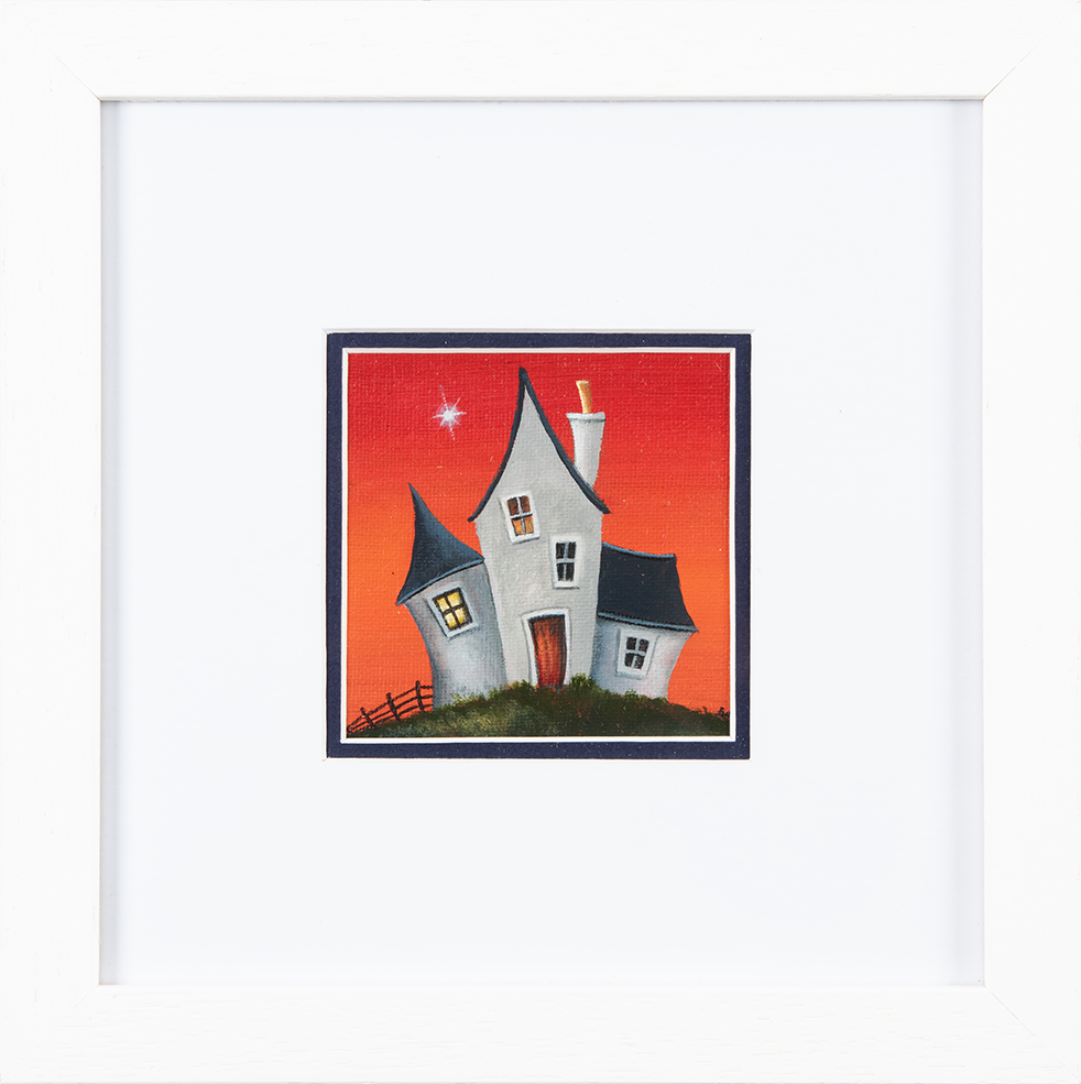 Little Crooked House ( Red )