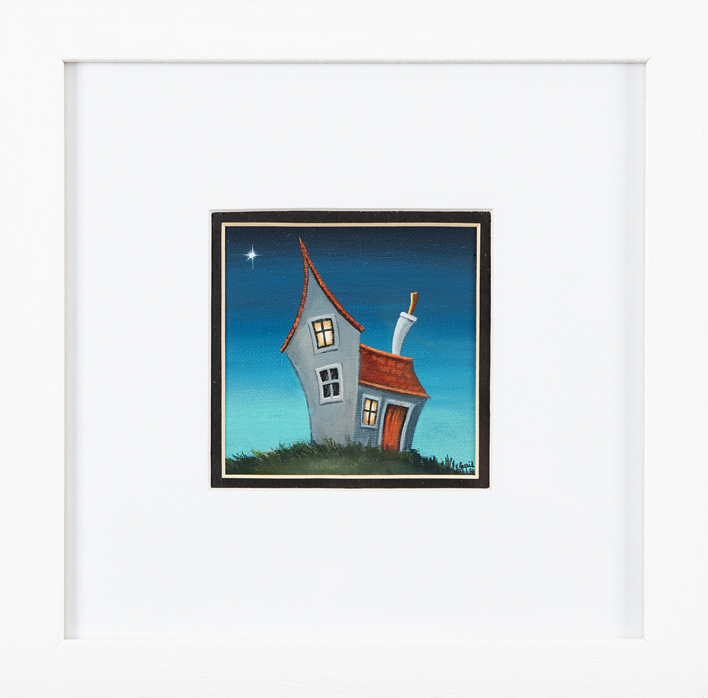 Little Crooked House ( Turquoise )