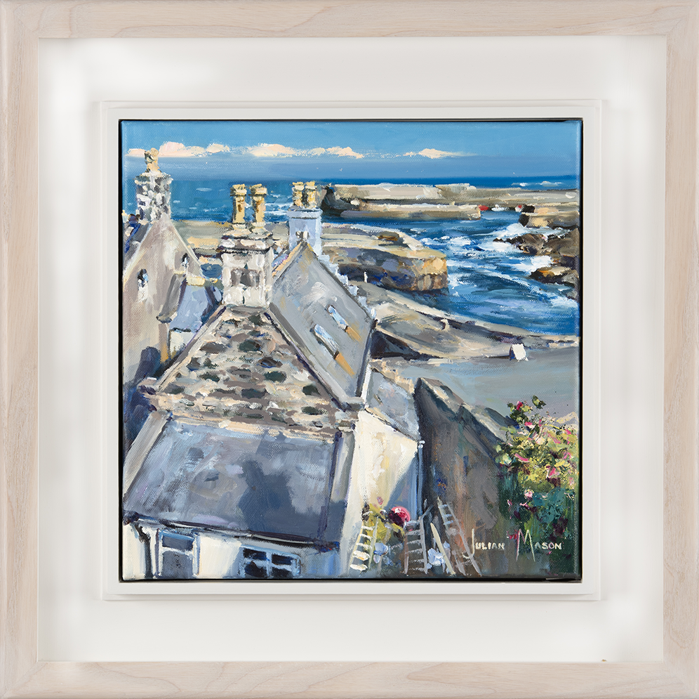 Overlooking Portsoy Harbour